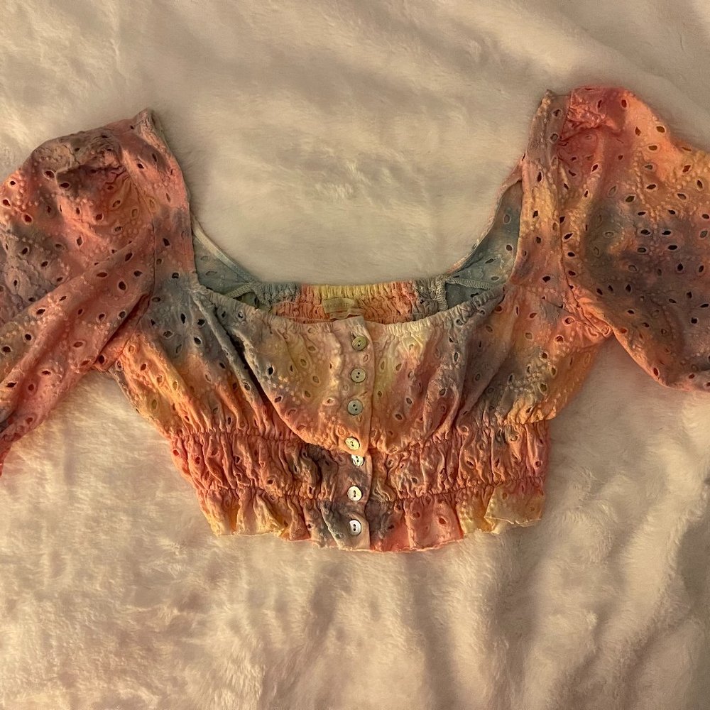 Urban Outfitters Crop Top / Tie Dye / Size Medium
